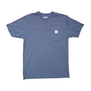 Carhartt Pocket T-Shirt Men’s Small Loose Fit Blue Workwear Tee